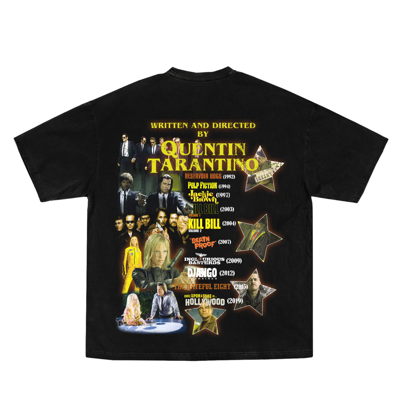 Quentin Tarantino Vintage Tee (Double -Sided)